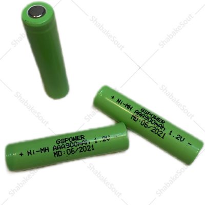 باطری نیم قلمی قابل شارژ ظرفیت 800 میلی آمپر